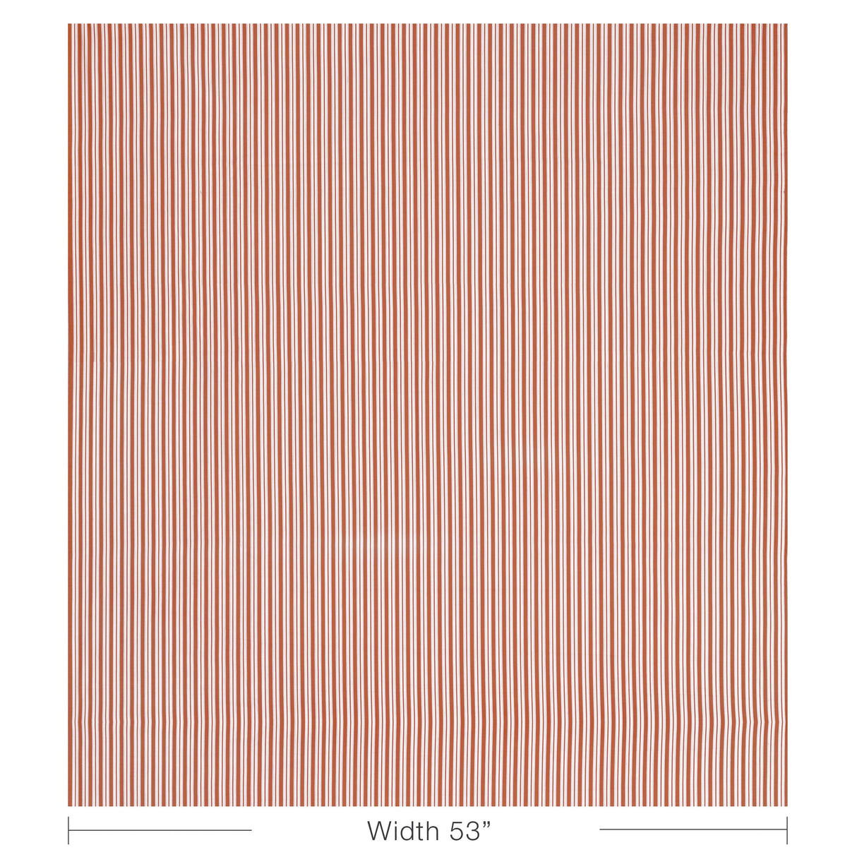 Brunschwig & Fils SELUNE STRIPE RED Upholstery Fabric