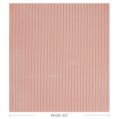 Brunschwig & Fils SELUNE STRIPE RED Upholstery Fabric
