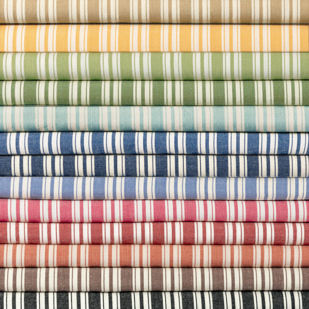 Brunschwig & Fils SELUNE STRIPE LEAF Upholstery Fabric