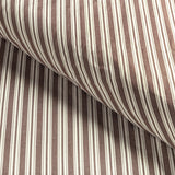 Brunschwig & Fils SELUNE STRIPE BROWN Upholstery Fabric