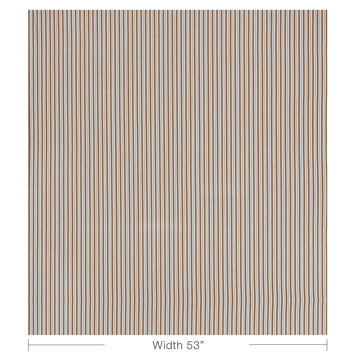 Brunschwig & Fils SELUNE STRIPE BROWN Upholstery Fabric