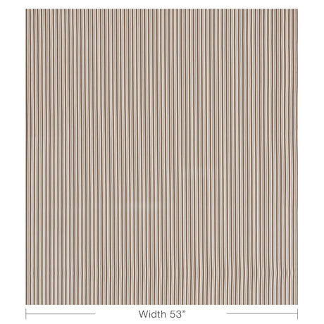 Brunschwig & Fils SELUNE STRIPE BROWN Upholstery Fabric