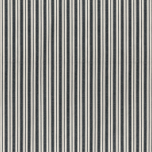 Brunschwig & Fils SELUNE STRIPE NOIR Upholstery Fabric