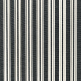 Brunschwig & Fils SELUNE STRIPE NOIR Upholstery Fabric