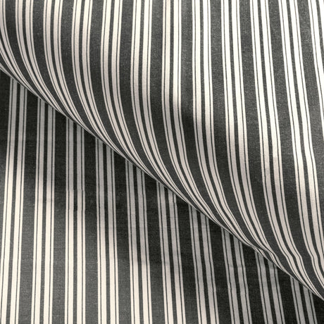 Brunschwig & Fils SELUNE STRIPE NOIR Upholstery Fabric