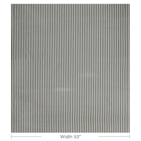 Brunschwig & Fils SELUNE STRIPE NOIR Upholstery Fabric