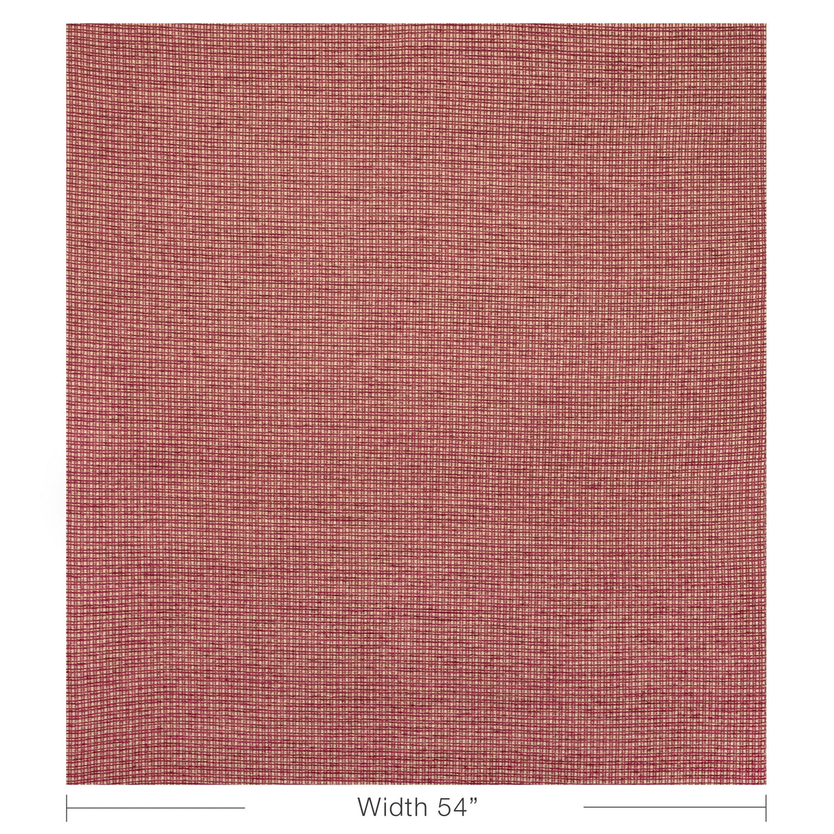 Brunschwig & Fils LANDIERS TEXTURE RED Upholstery Fabric