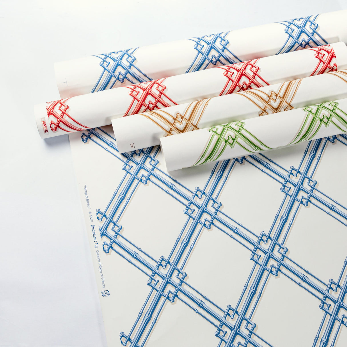 Brunschwig & Fils TREILLAGE DE BAMBOU LEAF Wallpaper