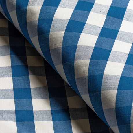 Brunschwig & Fils CARSTEN CHECK BLUE Upholstery Fabric