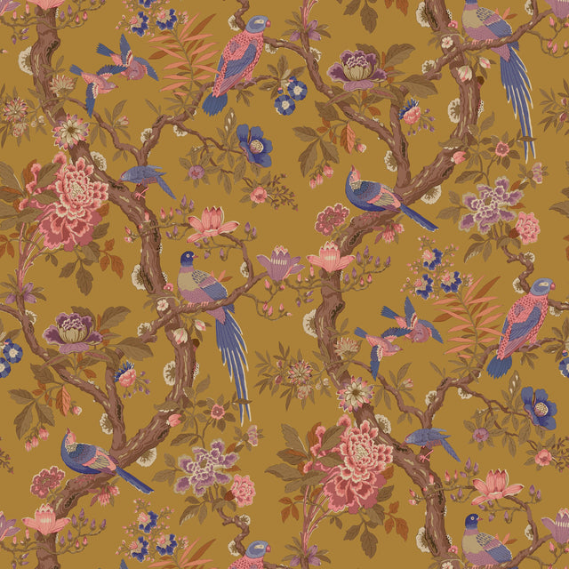G P & J Baker ELTHAM OCHRE Wallpaper