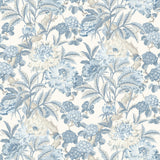 G P & J Baker SUMMER PEONY BLUE Wallpaper