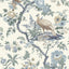 G P & J Baker BROUGHTON ROSE BLUE Wallpaper