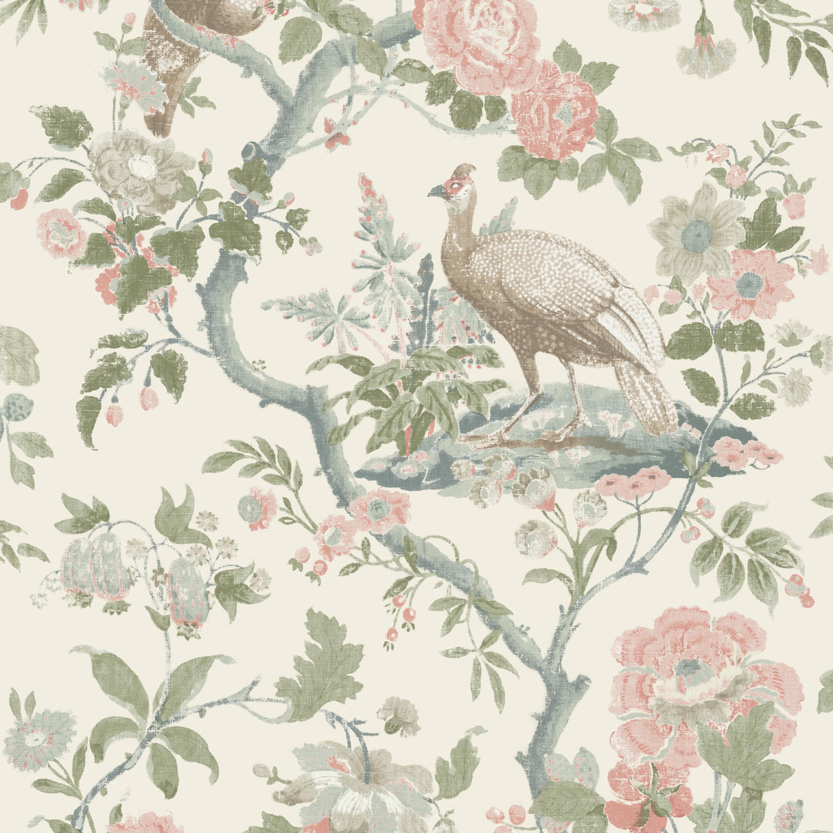 G P & J Baker BROUGHTON ROSE BLUSH Wallpaper