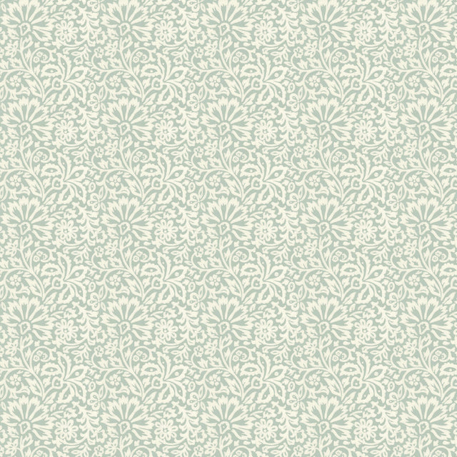 G P & J Baker FLORA AQUA Wallpaper