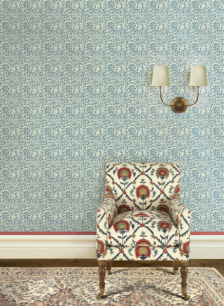 G P & J Baker FLORA INDIGO Wallpaper