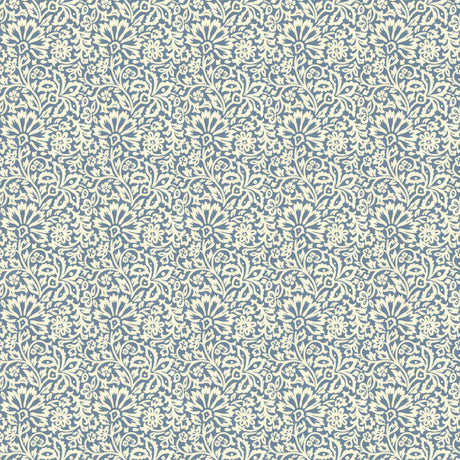 G P & J Baker FLORA INDIGO Wallpaper