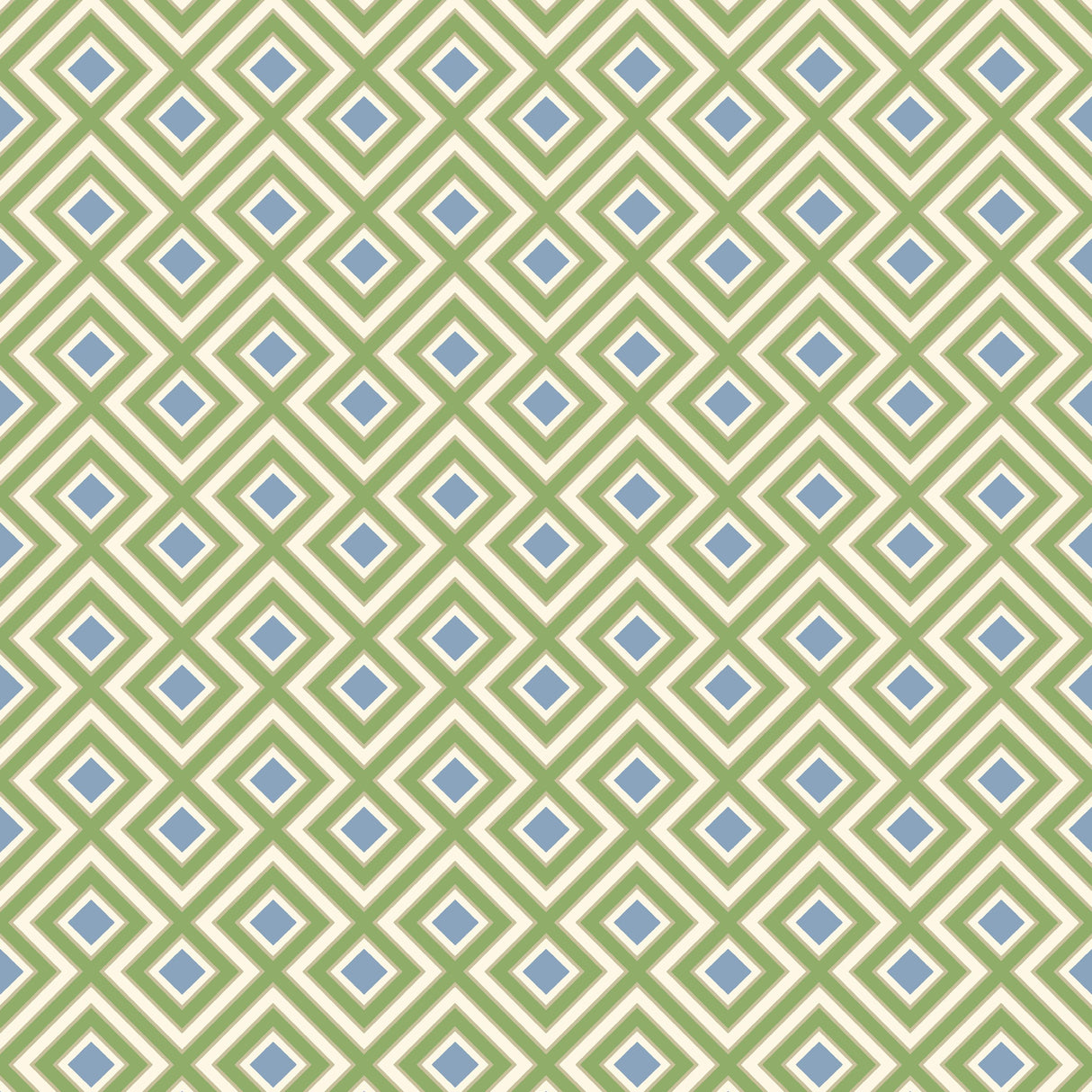 G P & J Baker LA FIORENTINA SMALL EMERALD/BLUE Wallpaper