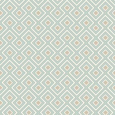 G P & J Baker LA FIORENTINA SMALL AQUA Wallpaper