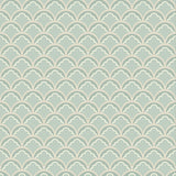 G P & J Baker MOUNT TEMPLE SMALL AQUA Wallpaper