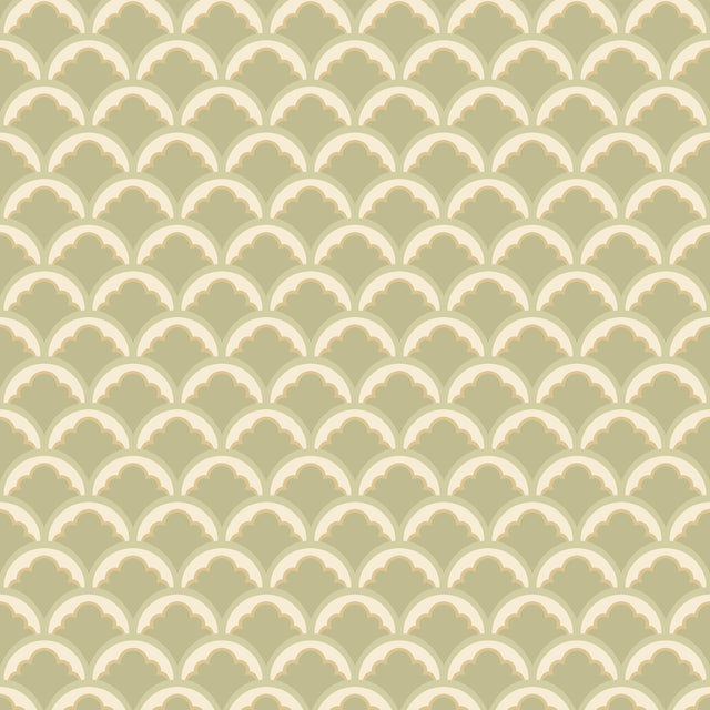 G P & J Baker MOUNT TEMPLE SMALL SAGE Wallpaper