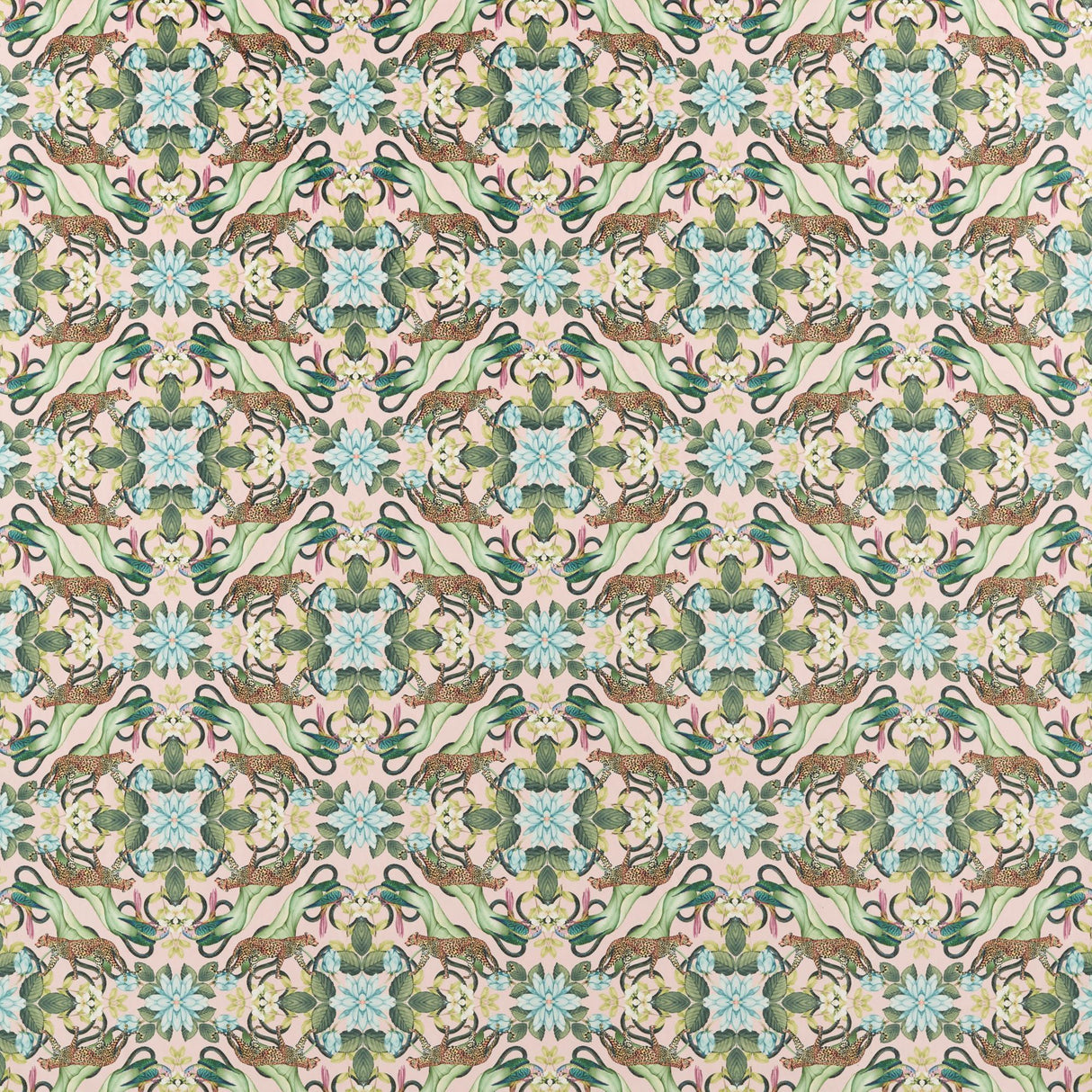 Clarke & Clarke MENAGERIE BLUSH VELVET Fabric