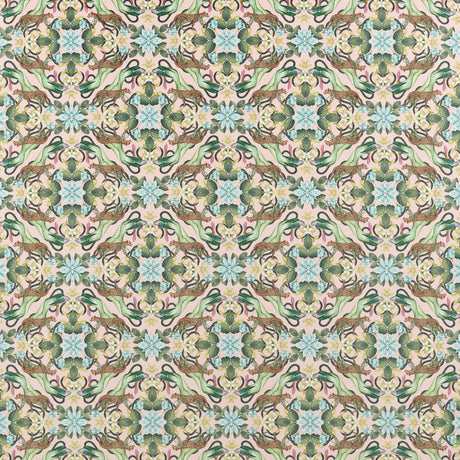 Clarke & Clarke MENAGERIE BLUSH VELVET Fabric