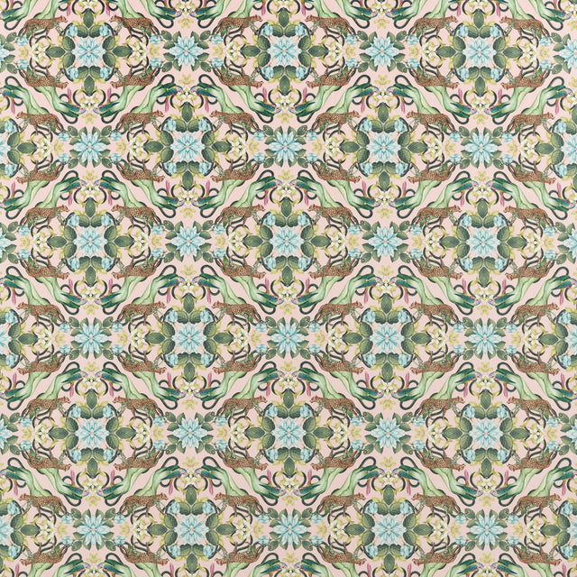 Clarke & Clarke MENAGERIE BLUSH VELVET Fabric