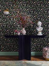 Clarke & Clarke PINK LOTUS NOIR VELVET Fabric