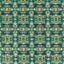 Clarke & Clarke WONDERLUST TEA STORY TEAL VELVET Fabric