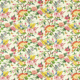 Clarke & Clarke GOLDEN PARROT IVORY Fabric