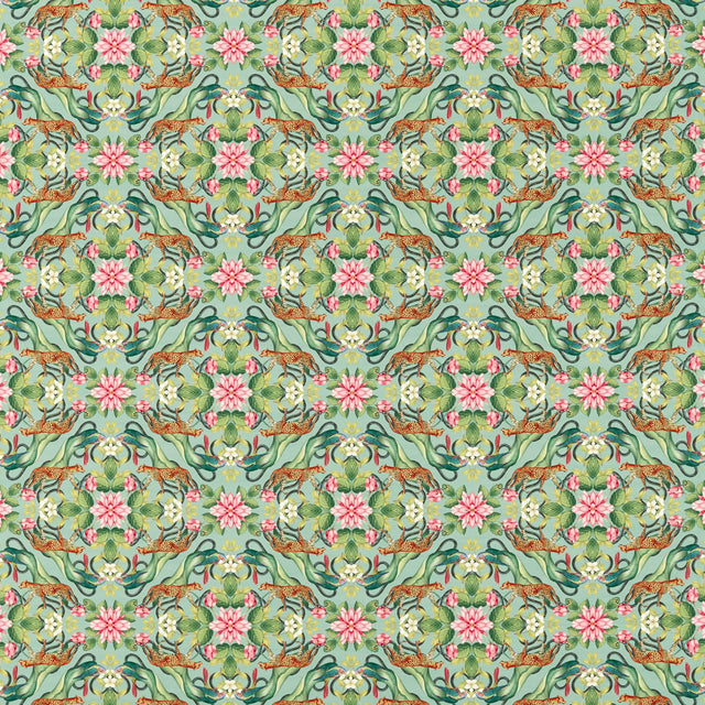 Clarke & Clarke MENAGERIE AQUA Fabric