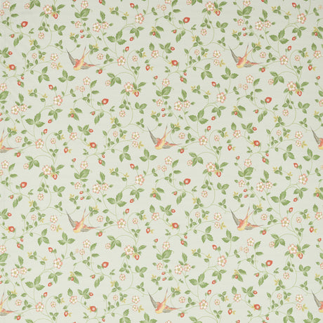 Clarke & Clarke WILD STRAWBERRY DOVE LINEN Fabric