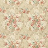 Mulberry FLORAL ROCOCO LOVAT/RED Fabric