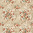 Mulberry FLORAL ROCOCO RED/GREEN Fabric