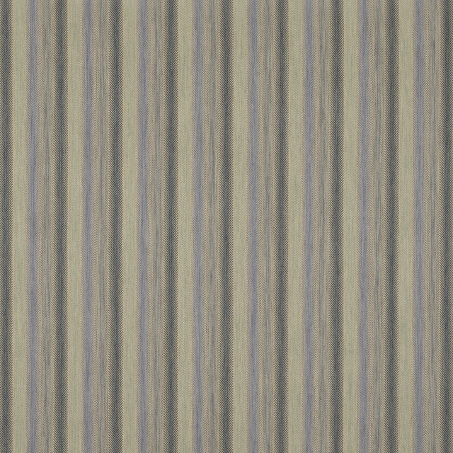 Mulberry SHEPTON STRIPE BLUE Upholstery Fabric