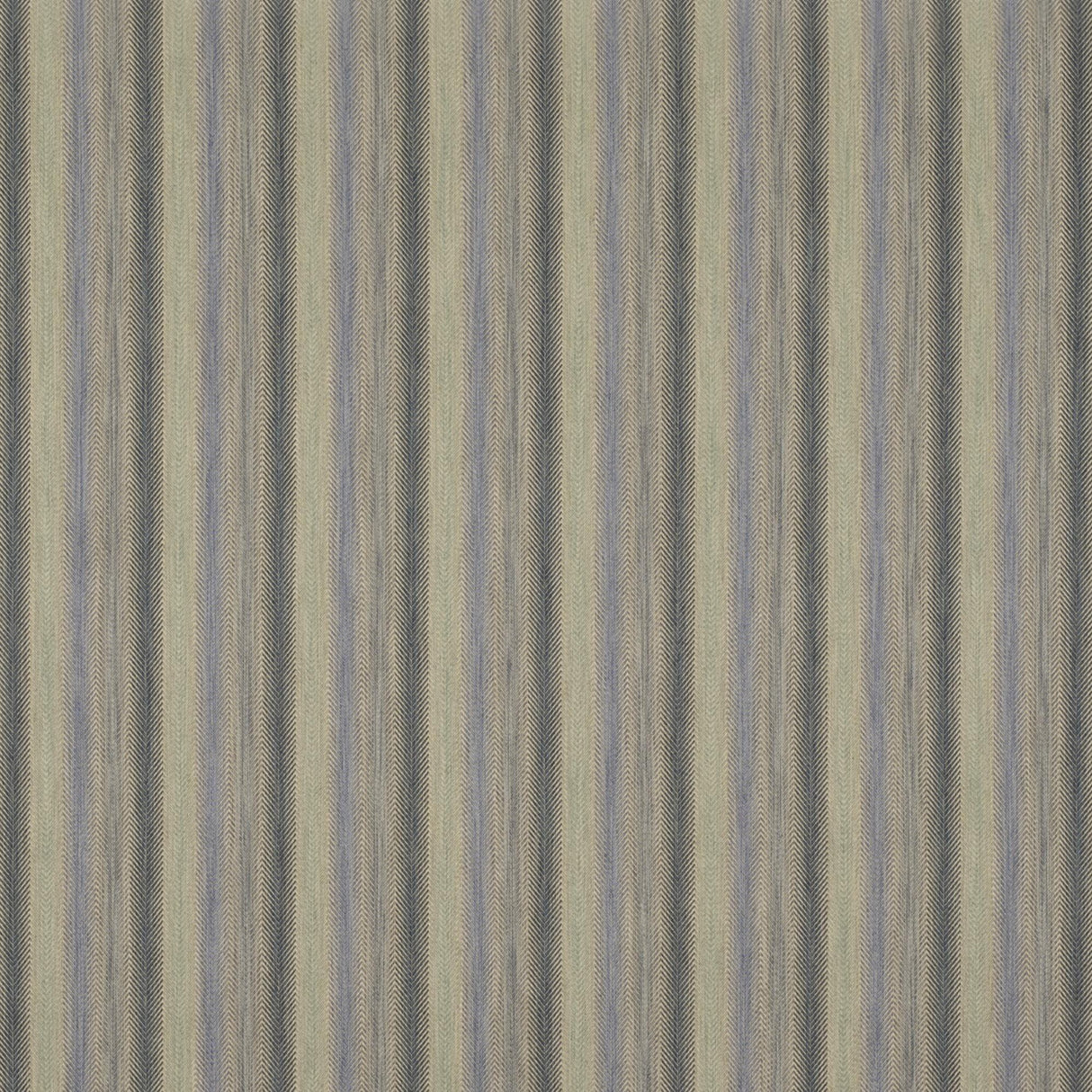 Mulberry SHEPTON STRIPE BLUE Upholstery Fabric