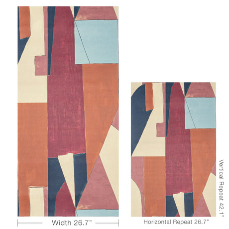 Lee Jofa DISTRICT PAPER CLARET Wallpaper