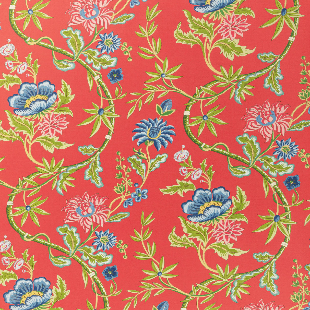 Brunschwig & Fils VERONIQUE RED Wallpaper