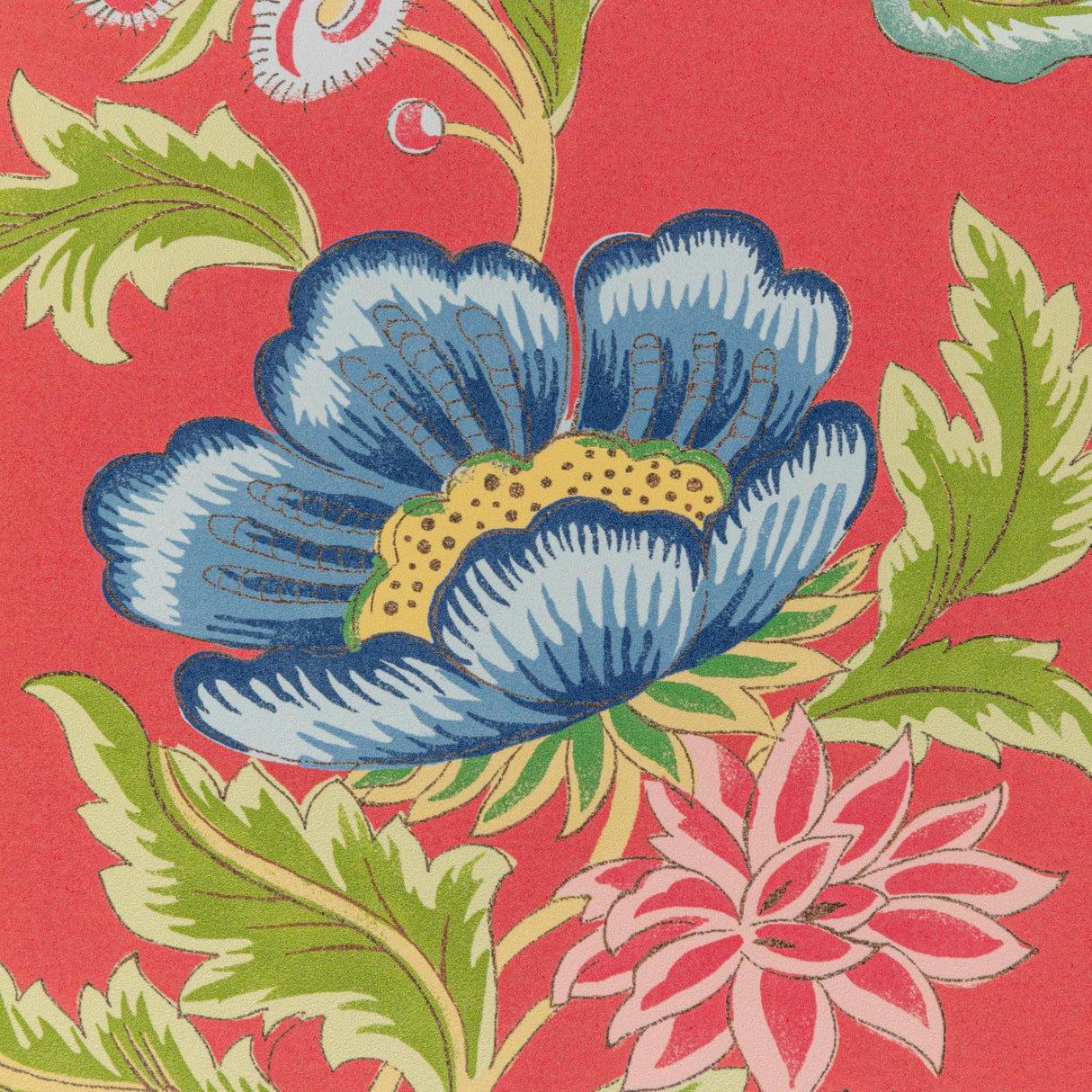 Brunschwig & Fils VERONIQUE RED Wallpaper
