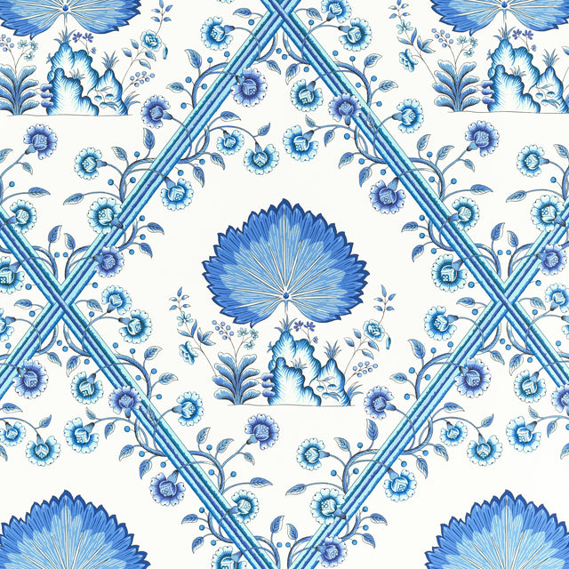 Brunschwig & Fils LOIRE BLUE Wallpaper