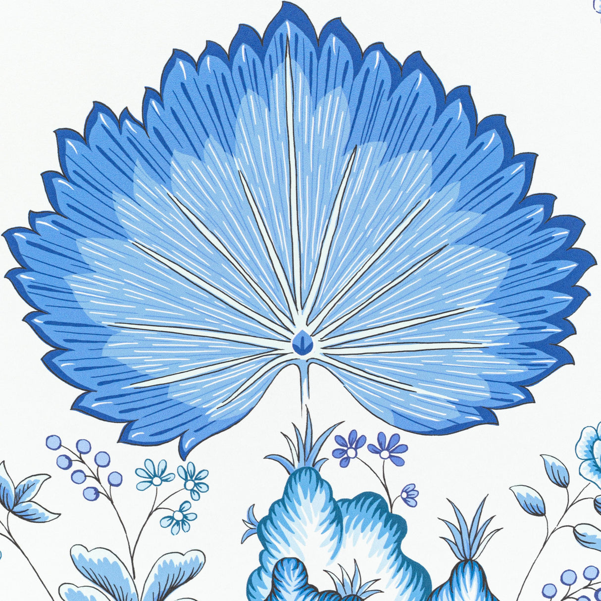 Brunschwig & Fils LOIRE BLUE Wallpaper