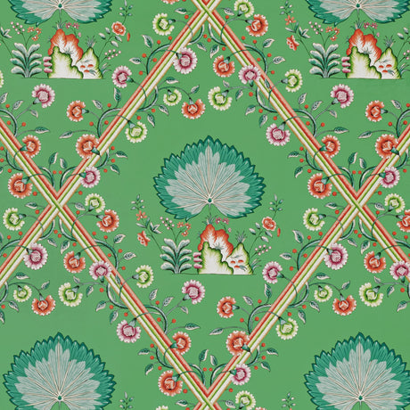 Brunschwig & Fils LOIRE EMERALD Wallpaper
