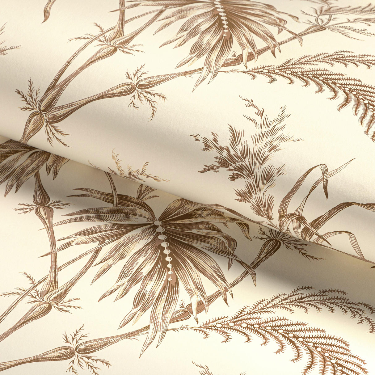 Brunschwig & Fils LAUZIERE TAUPE Wallpaper