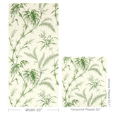 Brunschwig & Fils LAUZIERE GREEN Wallpaper