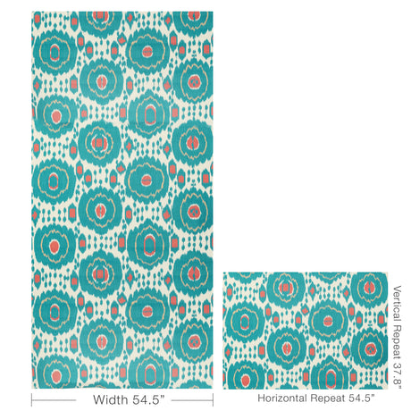 Brunschwig & Fils MAYENNE AQUA Wallpaper