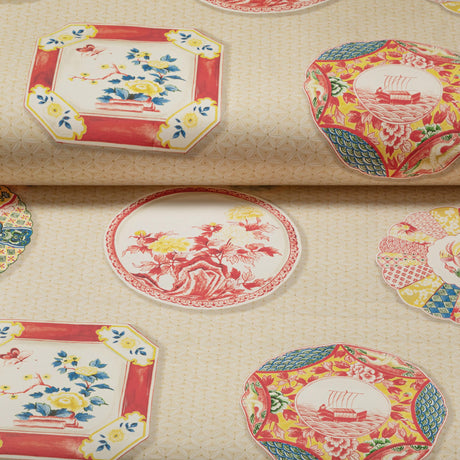 Brunschwig & Fils BONCHAMP RED Wallpaper