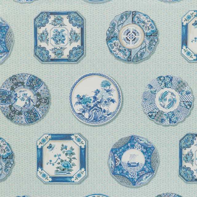 Brunschwig & Fils BONCHAMP BLUE Wallpaper
