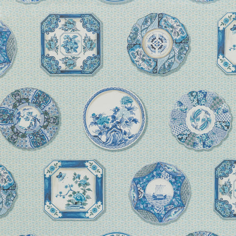 Brunschwig & Fils BONCHAMP BLUE Wallpaper