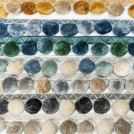 Kravet PHUKET POMS PEACOCK Trim