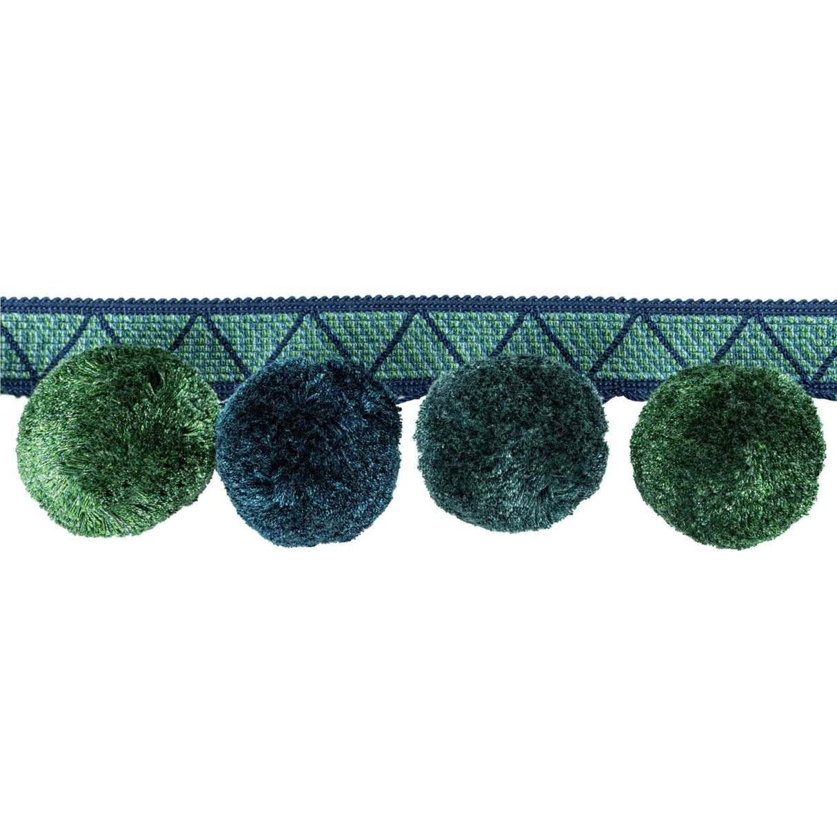 Kravet PHUKET POMS PEACOCK Trim